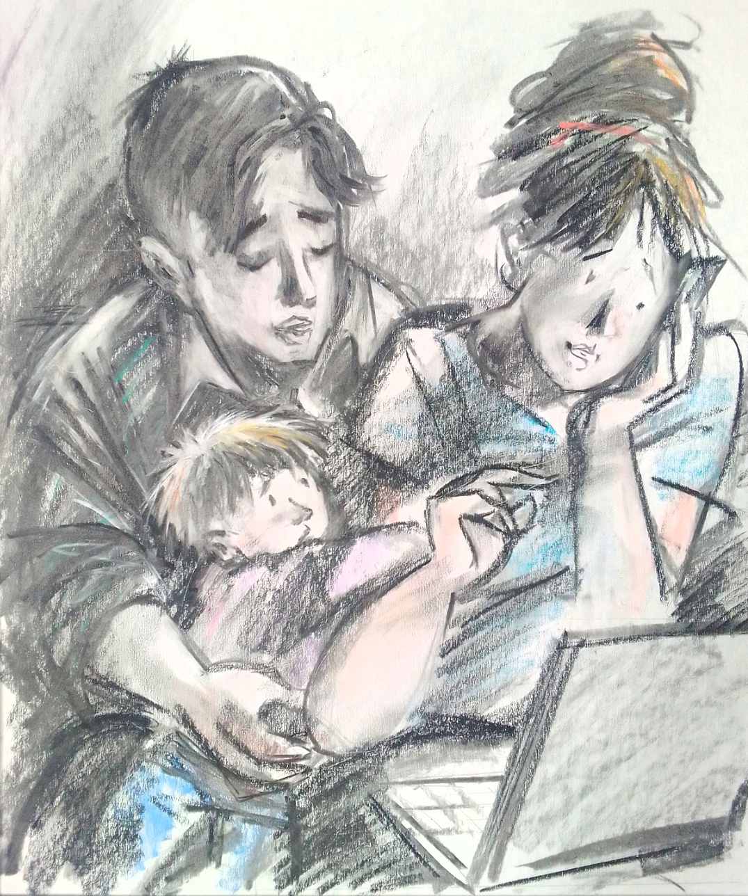 В.М. Хвостенко. Не мешай маме, видишь, она работает. Искусство Евразии, журнал об искусстве