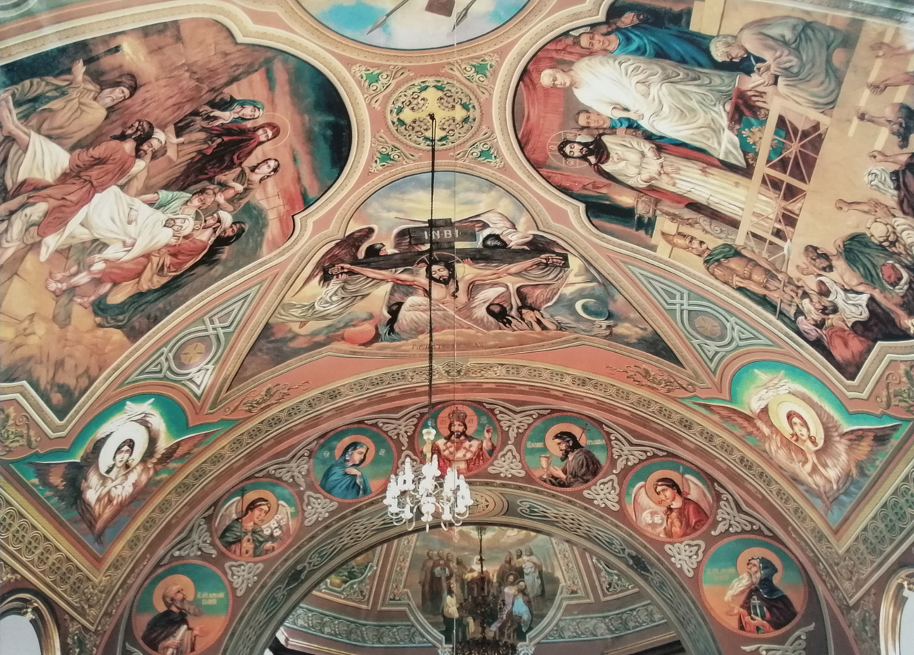 В.В. Заварицкий. Страсти господни. Роспись потолка Большого зала Св. Вознесенского монастыря, г. Сызрань. Искусство Евразии, журнал об искусстве 