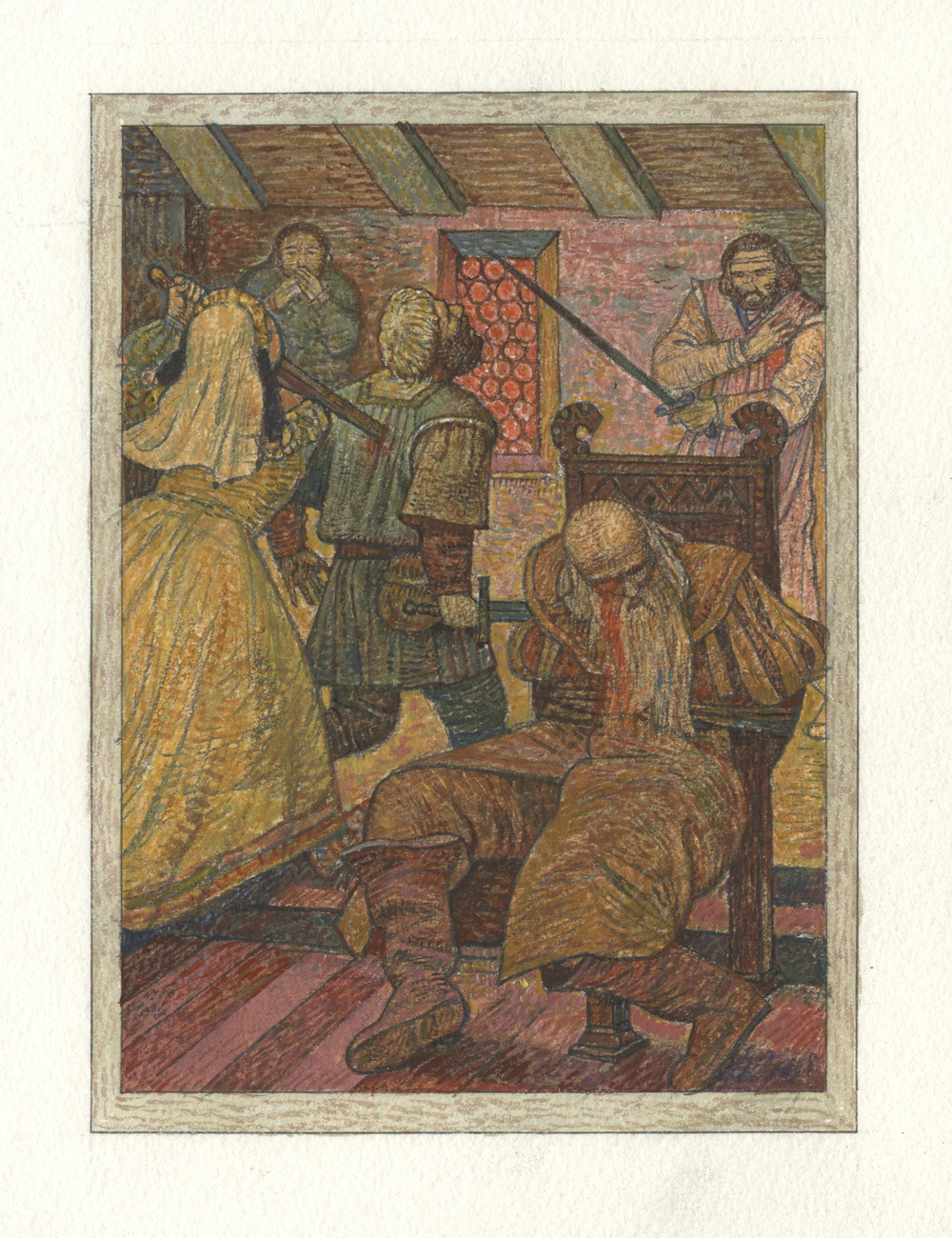 А.Я. Ломаев. Иллюстрация к трагедии У. Шекспира «Король Лир». Искусство Евразии, журнал об искусстве