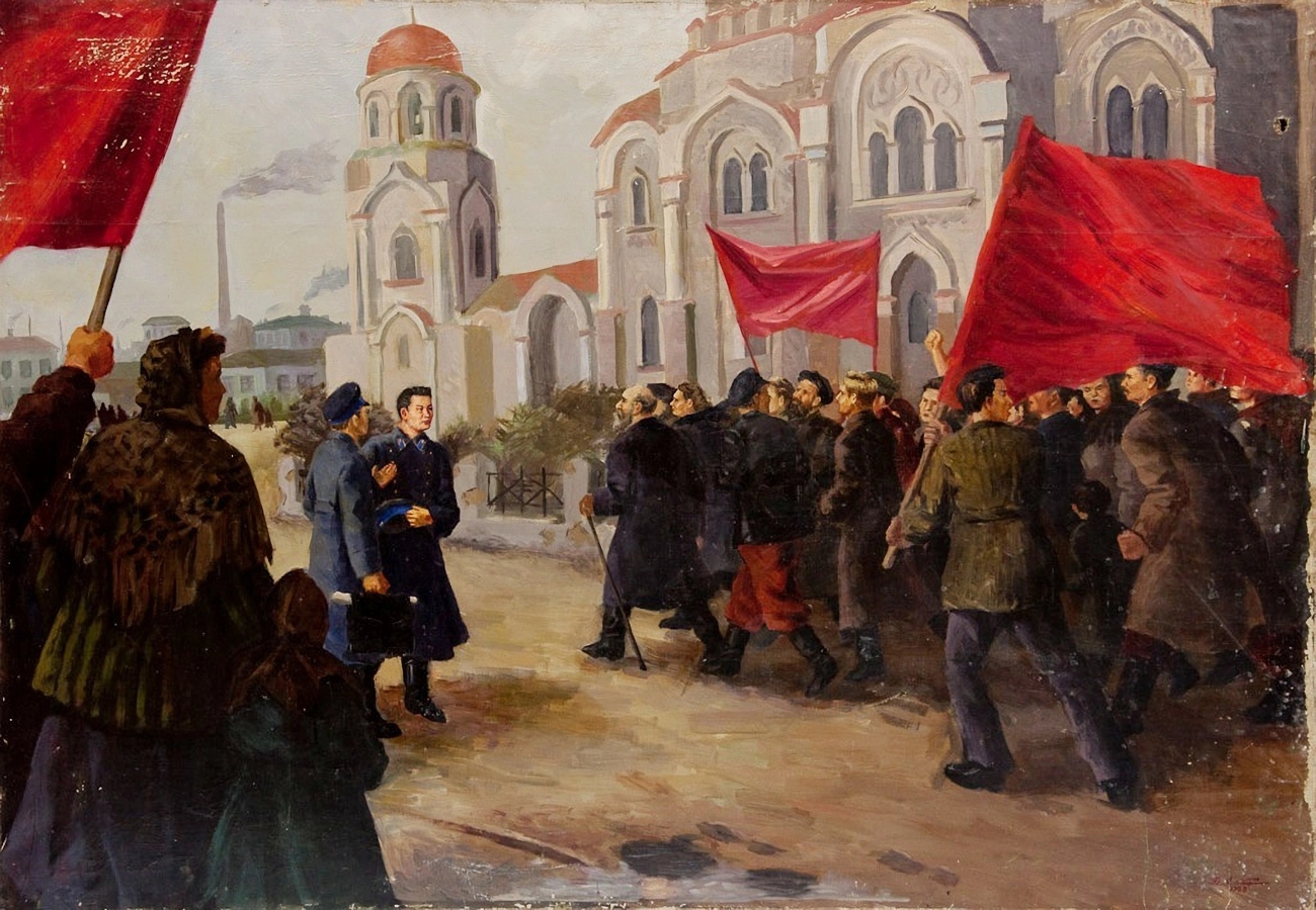 Д. Амгалан. Демонстрация. Искусство Евразии, журнал об искусстве 
