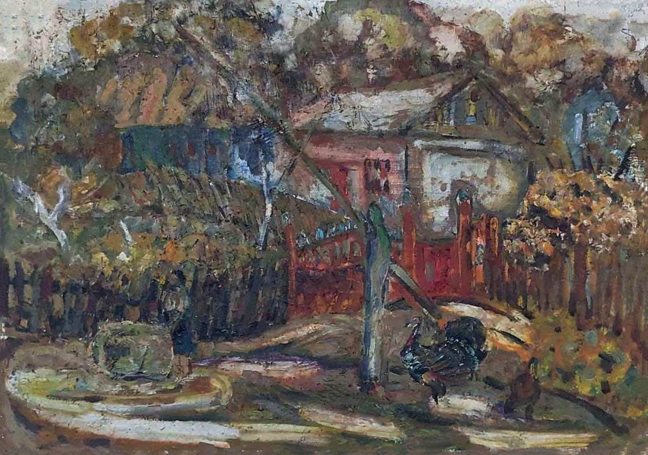 Р.М. Гамбурская. Пейзаж с колодцем. Искусство Евразии, журнал об искусстве 