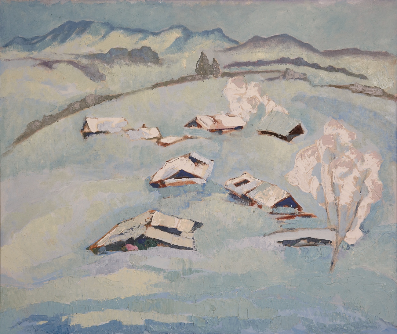 В.И. Кузьменко. Арково зимой. Искусство Евразии, журнал об искусстве