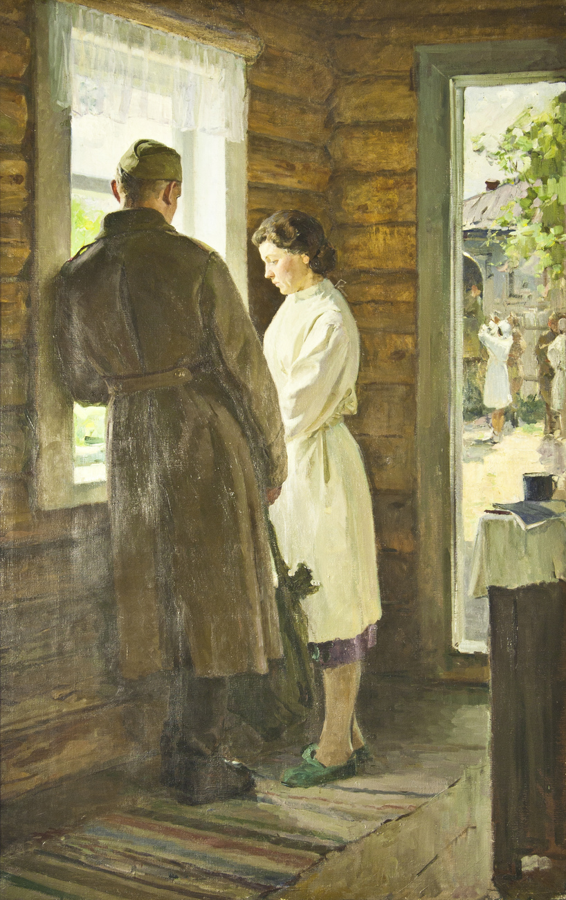 Л.В. Завьялов. Из госпиталя