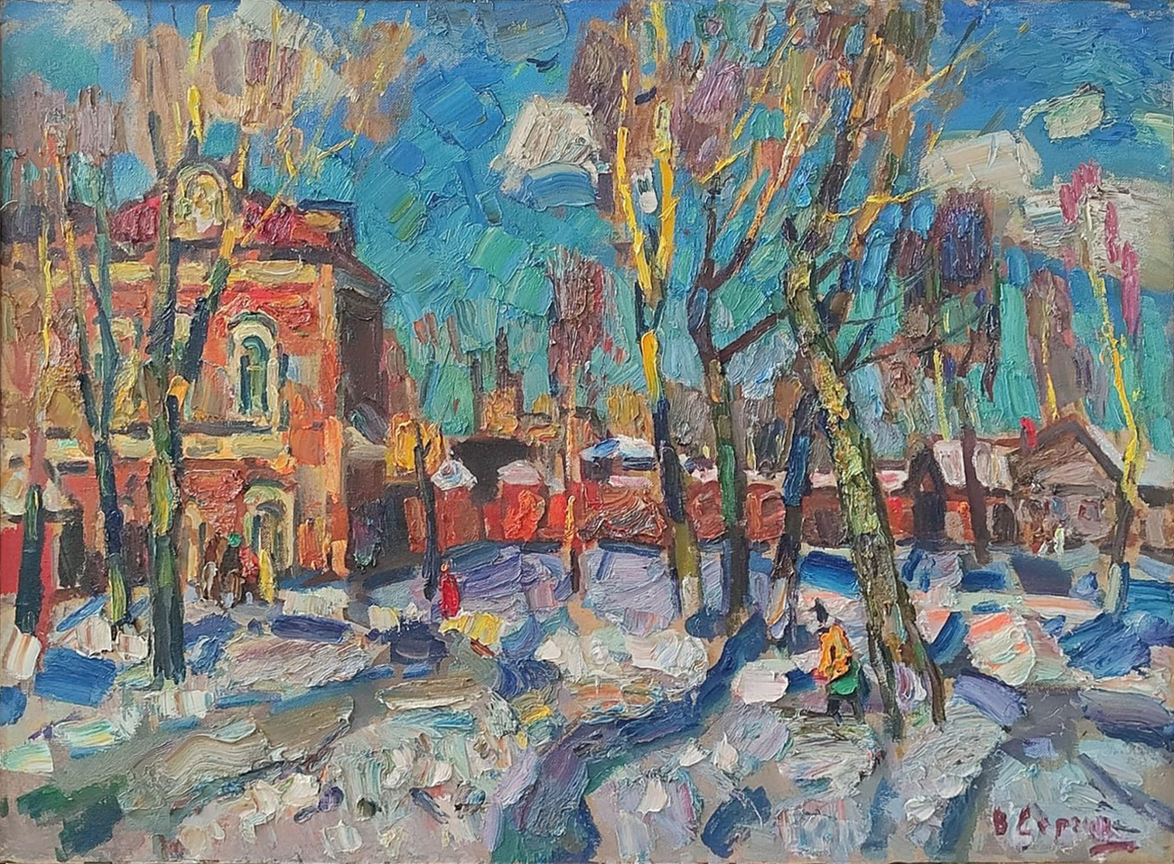 В.А. Сергин. Март. Военный госпиталь. Искусство Евразии, журнал об искусстве 