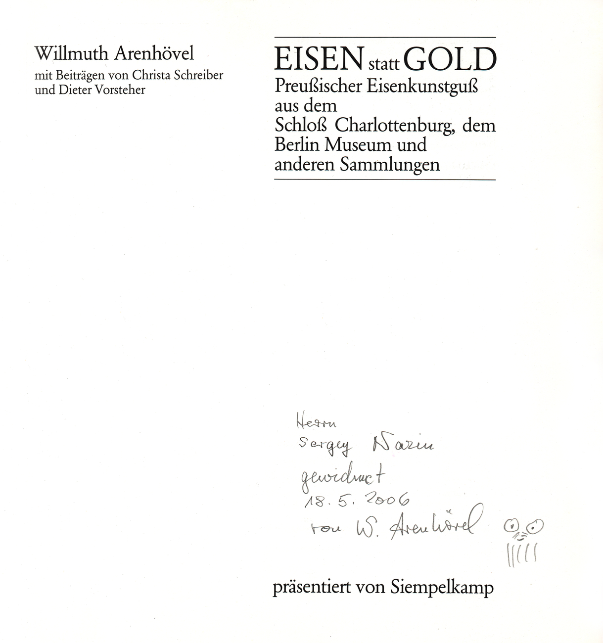 Каталог «Eisen statt Gold». Искусство Евразии, журнал об искусстве