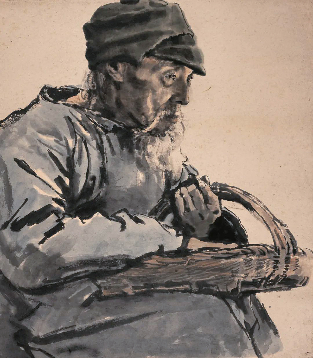 Цзян Чжаохэ. Старик, продающий закуски