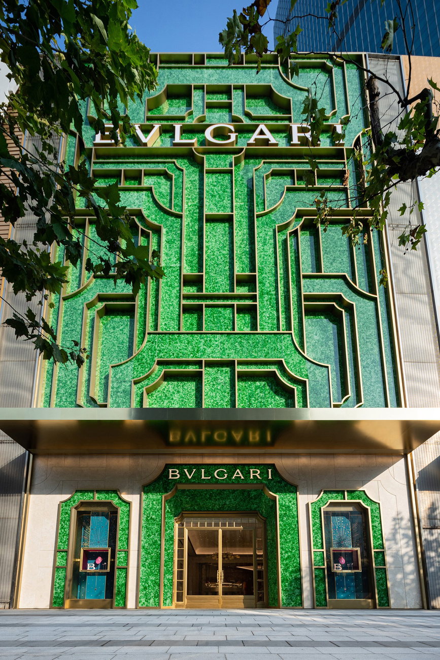 MVRDV. Здание флагманского бутика Bulgari в Шанхае