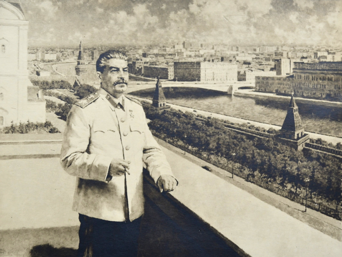 В.С. Зинов. Портрет И.В. Сталина. Искусство Евразии, журнал об искусстве 