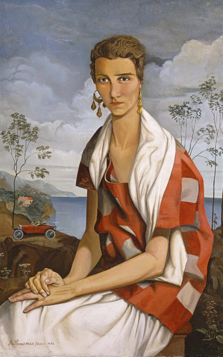 Альфред Курме. Портрет Пегги Гуггенхайм. Журнал 