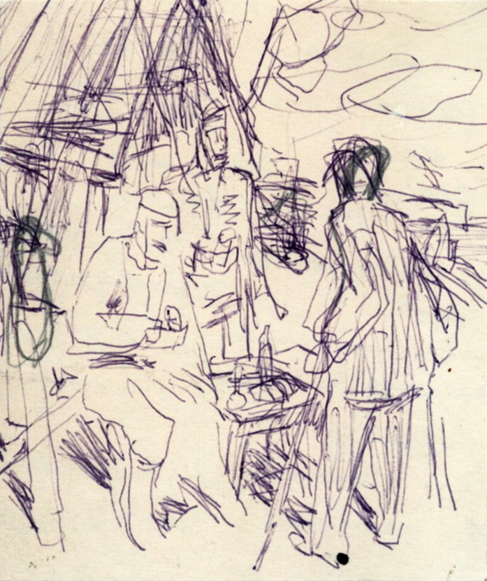 Борунов Г.Ф. Рисунок к картине «9 Мая. Рядовые Победы». Искусство Евразии, журнал об искусстве 