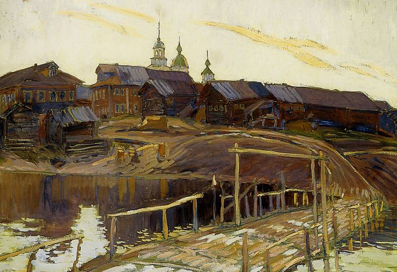 В.В. Переплетчиков. Селение Порог на реке Вонгуде. Искусство Евразии, журнал об искусстве 