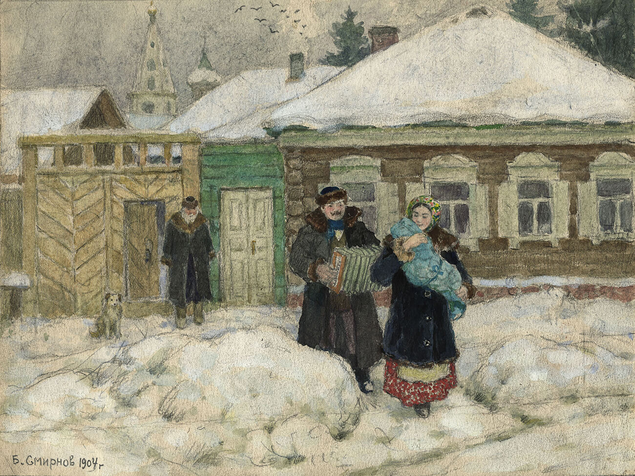Б.В. Смирнов. В гости. Красноярск. Искусство Евразии, журнал об искусстве 
