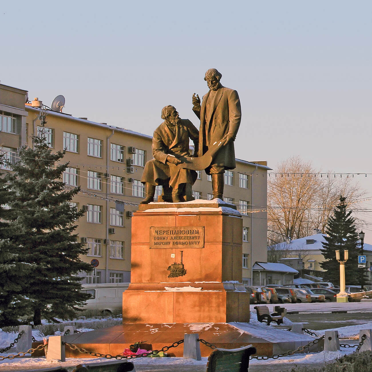 А.С. Кондратьев, А.В. Сотников. Памятник механикам Е.А. и М.Е. Черепановым, создателям первого русского паровоза. Искусство Евразии, журнал об искусстве 