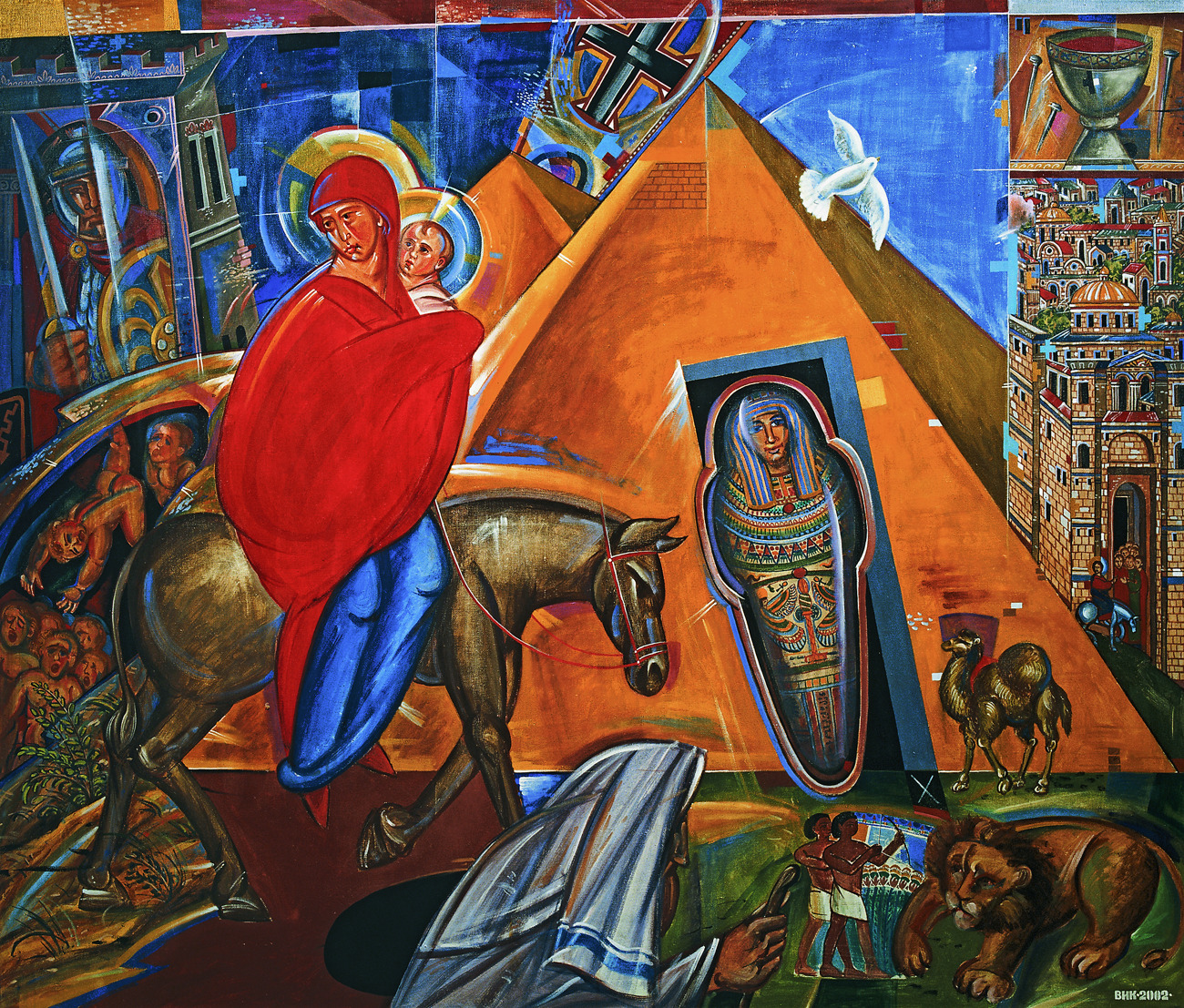 В.Ю. Забелин (Вик). Бегство в Египет. Искусство Евразии, журнал об искусстве